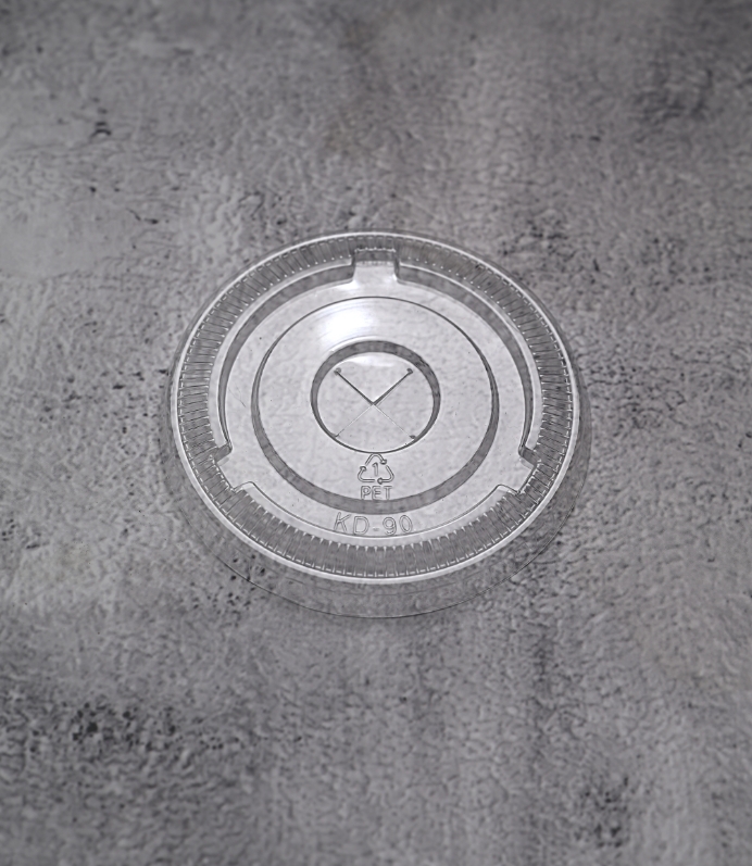 Διάφανο καπάκι U cup ίσιο 90mm